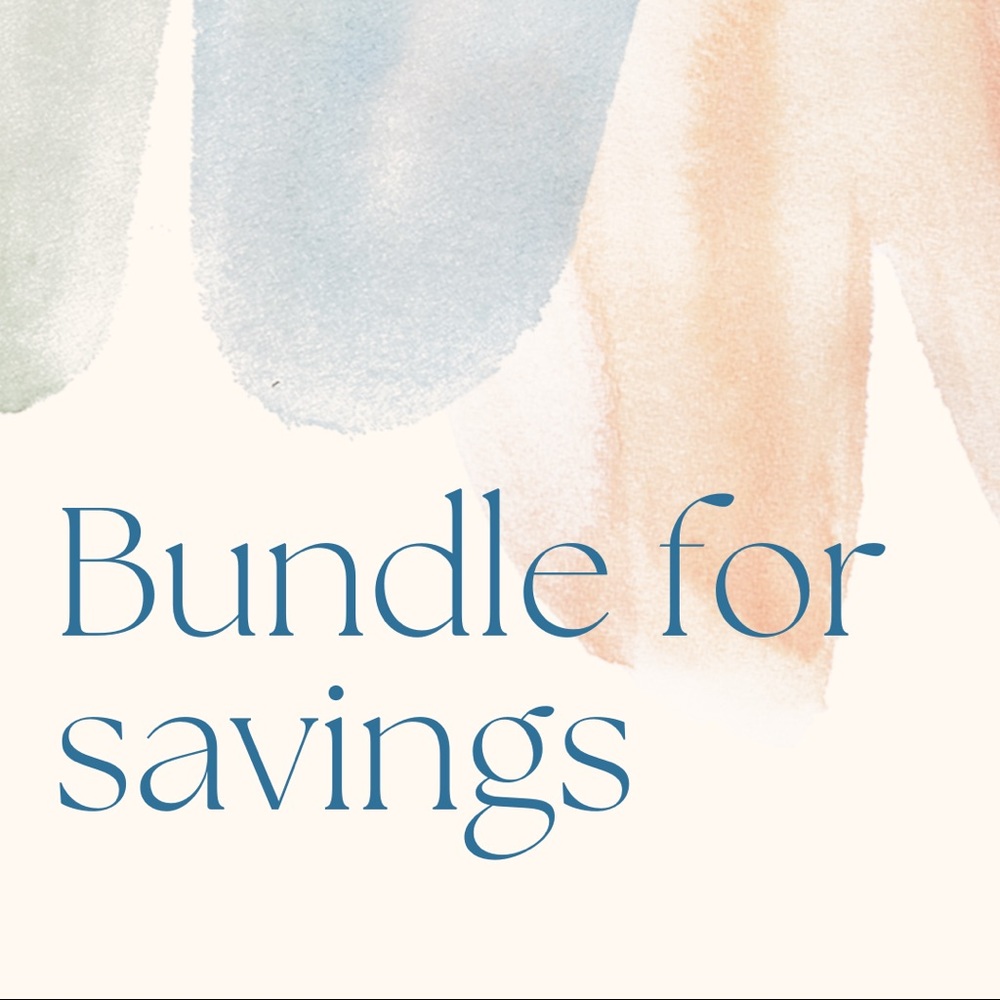 Bundle items for additional savings